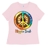 Bubblegum Pink Hippie  Soul Ladies Tee - JahusDesignShop