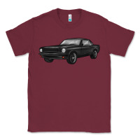 Burgundy classic car Classic Tee - MaliasSmallBusiness