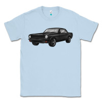 Dusty Blue classic car Classic Tee - MaliasSmallBusiness