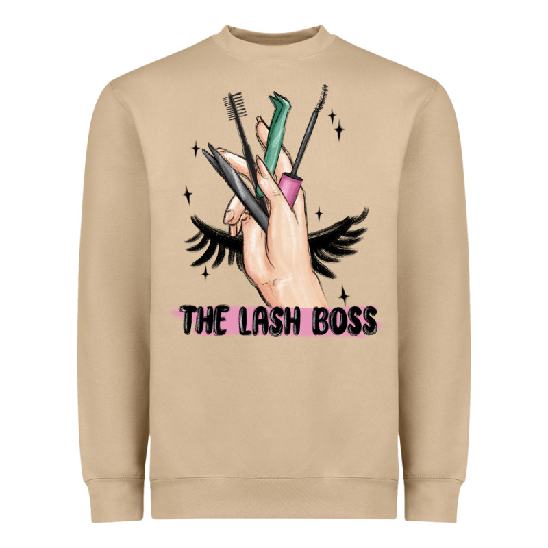The Lash Boss Heavyweight Sweatshirt by MaliasSmallBusiness | Teevron