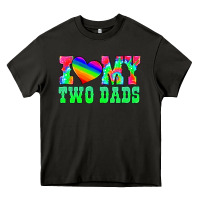 Asphalt i love my two dads Heavy Core Tee - HRA Design Shop