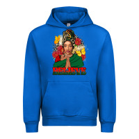 Cobalt believe black woman Urban Hoodie - FaDigitalArtStudio