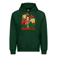Forest Green believe black woman Urban Hoodie - FaDigitalArtStudio