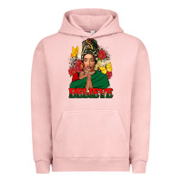 Pigment Salmon believe black woman Urban Hoodie - FaDigitalArtStudio