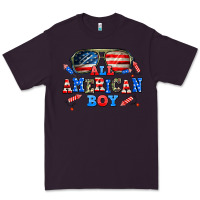 Plum all american boy Premium Tee - AdoDesignShop