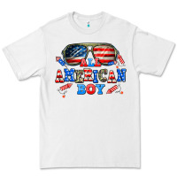 White all american boy Premium Tee - AdoDesignShop