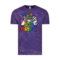 Cloud Purple gaymer pride Vintage Tee - MaliasSmallBusiness