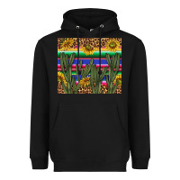 Black western desert with leopard and sunflowers tumbler tbs Heavyweight Hoodie - TumblerDesignByShophia