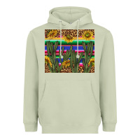 Matcha western desert with leopard and sunflowers tumbler tbs Heavyweight Hoodie - TumblerDesignByShophia