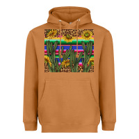 Meerkat western desert with leopard and sunflowers tumbler tbs Heavyweight Hoodie - TumblerDesignByShophia