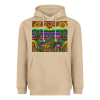 Mushroom western desert with leopard and sunflowers tumbler tbs Heavyweight Hoodie - TumblerDesignByShophia