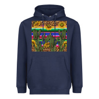 Navy western desert with leopard and sunflowers tumbler tbs Heavyweight Hoodie - TumblerDesignByShophia
