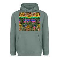 Sage western desert with leopard and sunflowers tumbler tbs Heavyweight Hoodie - TumblerDesignByShophia