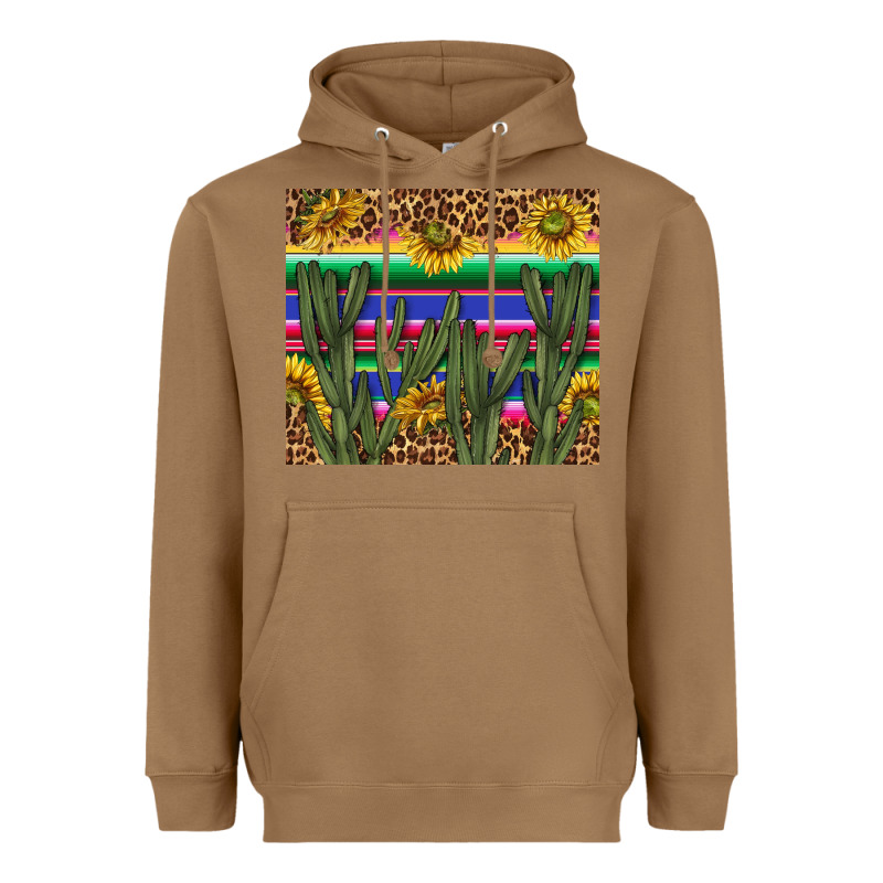 Western Desert With Leopard And Sunflowers Tumbler Tbs Heavyweight Hoodie by TumblerDesignByShophia | Teevron