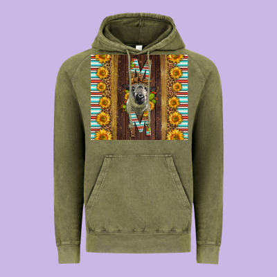 Western Hampshire Sheep Mom Vintage Hoodie Designed By Lillyallendesigns