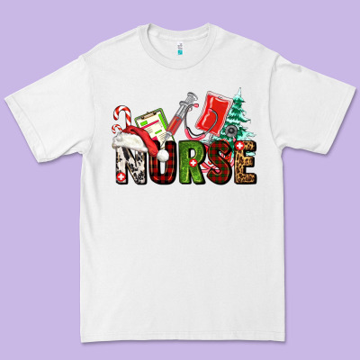 Christmas Nurse Premium Tee Designed By Adodesignshop