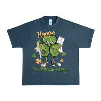Midnight Navy happy st. patrick's day Urban Heavy Tee - MaliasSmallBusiness
