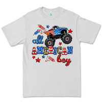 Dove Grey all american boy  monsterr truck Premium Tee - AdoDesignShop