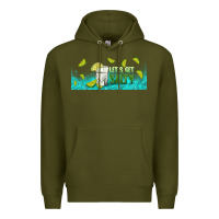 Army Green let's get salty with lime Premium Hoodie - TumblerDesignByShophia