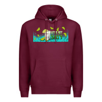 Burgundy let's get salty with lime Premium Hoodie - TumblerDesignByShophia