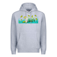 Heather Grey let's get salty with lime Premium Hoodie - TumblerDesignByShophia