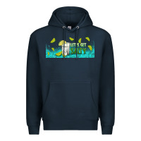 Navy let's get salty with lime Premium Hoodie - TumblerDesignByShophia