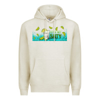 Oatmeal Heather let's get salty with lime Premium Hoodie - TumblerDesignByShophia