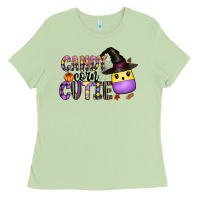 Matcha Candy Corn Cutie Ladies Tee - CowhideDigitalArt