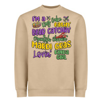 Mushroom i'm a king cake eatin' mardi gras lovin' kinda gir Heavyweight Sweatshirt - MaliasSmallBusiness