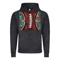 Vintage Black western pattern and american football Vintage Hoodie - BarkalooDesign