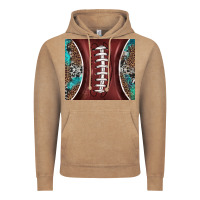 Vintage Coffee western pattern and american football Vintage Hoodie - BarkalooDesign