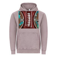 Vintage Zinc western pattern and american football Vintage Hoodie - BarkalooDesign