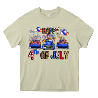 Mossy western hello fourth of july trucks Heavy Core Tee - FaDigitalArtStudio