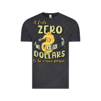 It Costs Zero Dollars To Be A Nice Person Vintage Tee | Teevron