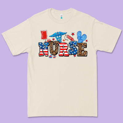 Usa Nurse Premium Tee Designed By Adodesignshop