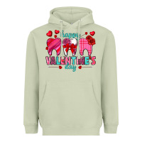 Matcha Happy Valentine's Day with teeth Valentine's Day Heavyweight Hoodie - HowdyJamesFarm