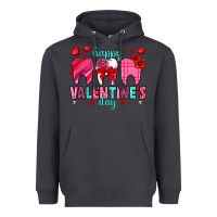 Smoke Happy Valentine's Day with teeth Valentine's Day Heavyweight Hoodie - HowdyJamesFarm