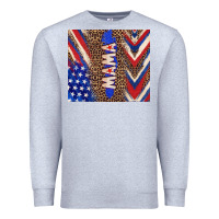 Heather Grey American mama Premium Sweatshirt - TumblerDesignByShophia