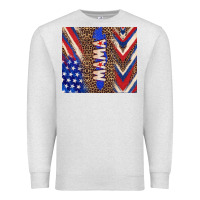 Oatmeal Heather American mama Premium Sweatshirt - TumblerDesignByShophia