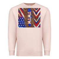 Pale Pink American mama Premium Sweatshirt - TumblerDesignByShophia