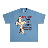 Pebble Blue baseball Urban Heavy Tee - MaliasSmallBusiness