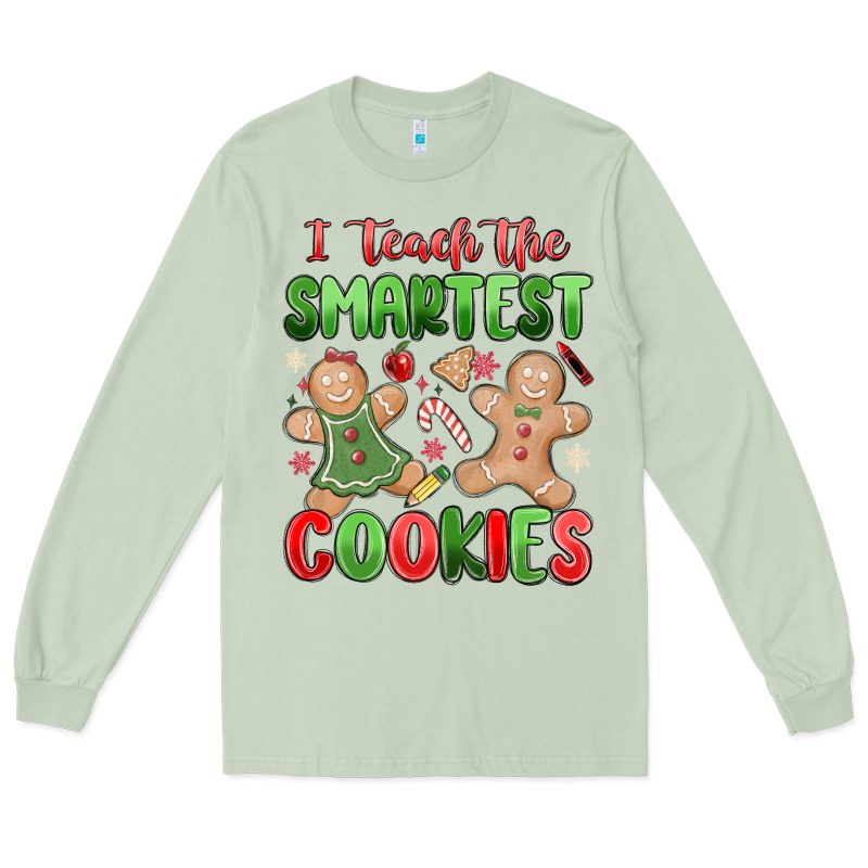 Teach The Smartest Cookies Long Sleeve Tee by MaliasSmallBusiness | Teevron