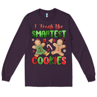 Plum teach the smartest cookies Long Sleeve Tee - MaliasSmallBusiness