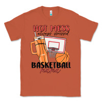 Copper hot mess always stressed basketball mama Classic Tee - MaliasSmallBusiness