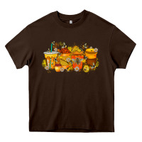 Chocolate Brown bee drink Heavy Core Tee - RacoonDesign
