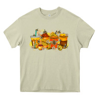 Mossy bee drink Heavy Core Tee - RacoonDesign
