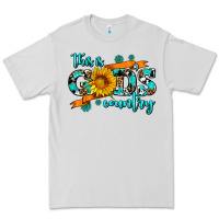 Dove Grey this is gods country sunflower Premium Tee - AdoDesignShop