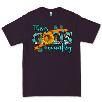 Plum this is gods country sunflower Premium Tee - AdoDesignShop