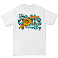 White this is gods country sunflower Premium Tee - AdoDesignShop