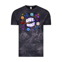 Cloud Black safe space Vintage Tee - MaliasSmallBusiness